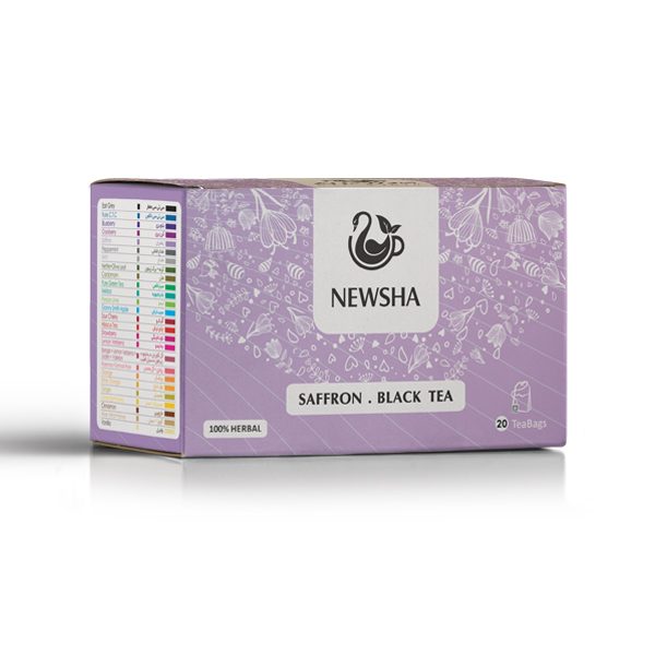 Newsha Saffron + Black Tea