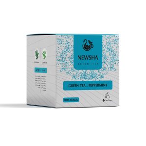 Newsha Peppermint + Green Tea (Pyramid Teabag)