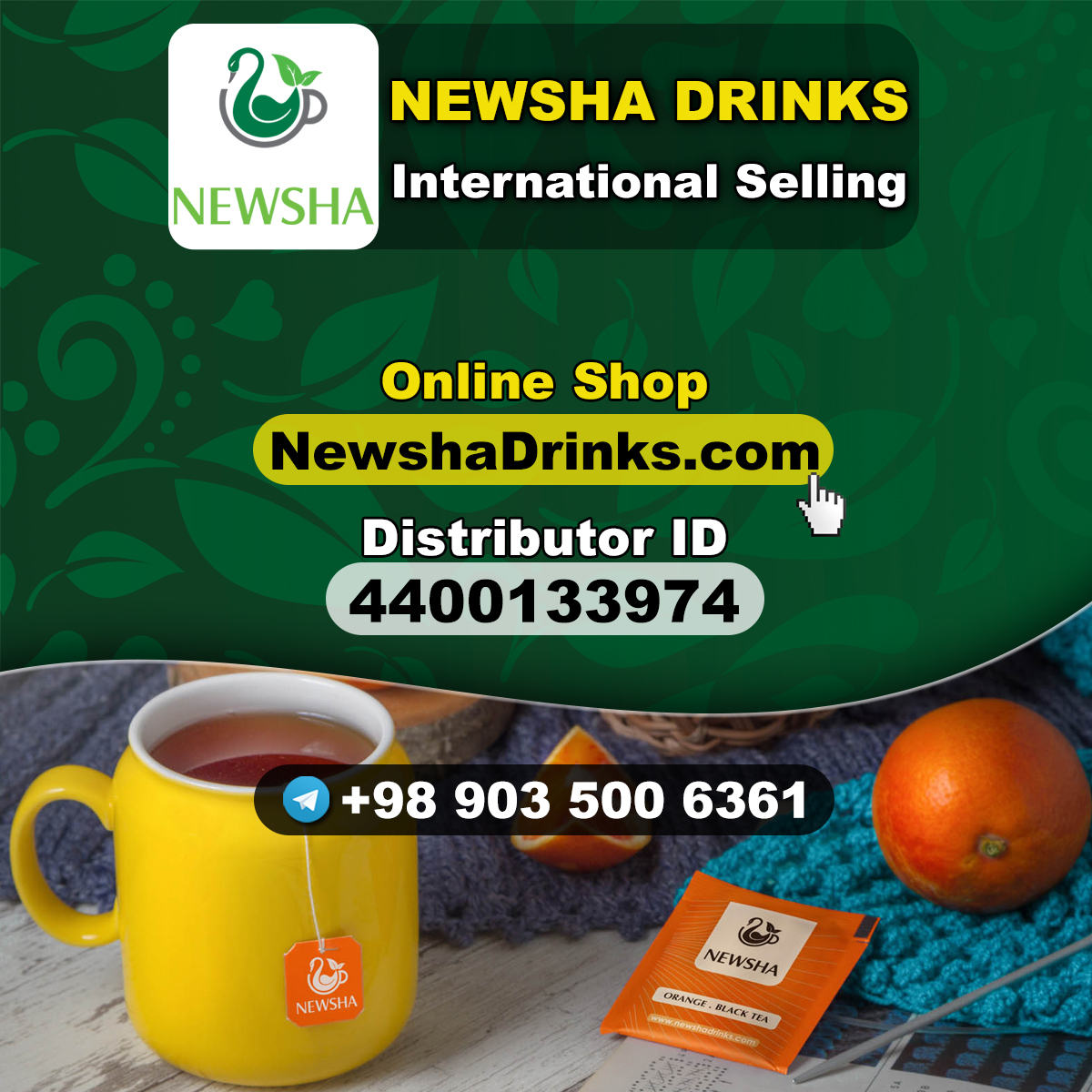 Newsha Drinks International Selling